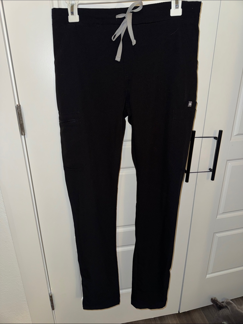 🔺SMALL/TALL FIGS KADE STRAIGHT LEG SCRUB PANTS -Black
